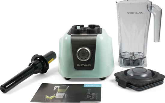 Wartmann High Speed Blender, WM-1807 HS, Tritan, 30k TPM, mintgroen van Wartmann — afbeelding 4