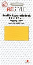 Reparatiedoek Strijkbaar - Geel - 11 x 25 cm