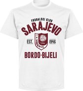 FK Sarajevo Established T-shirt - Wit - 3XL