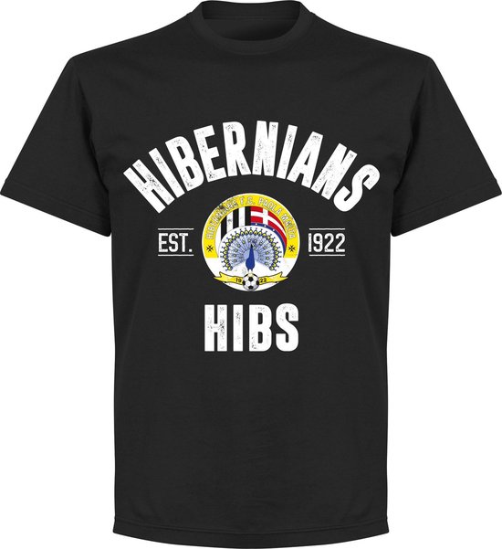 Hibernians Established T-shirt - Zwart - 4XL