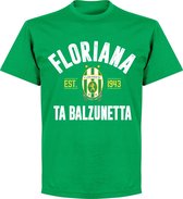 Floriana Established T-shirt - Groen - L
