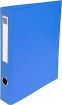 15x Ringmap PVC met 4 D-ringen van 40 mm op het achterplat- A4 maxi., Blauw
