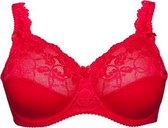 Rood 105F PLAISIR Beate beugel BH grote maat