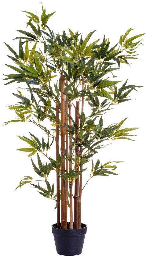 Gespecificeerd sieraden hoofdkussen Kunstplant in Pot voor Binnen 130 cm – Bamboe – Nepplant – Groen | bol.com