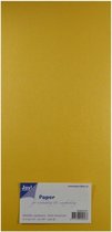 Joy! Crafts Papierset Metallic linnen structuur - geel 8099/0231 15x30 cm, 20vel, 250gr