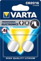 Varta - Varta Lithium Batterijen CR2016 2 Stuks - 30 Dagen Niet Goed Geld Terug