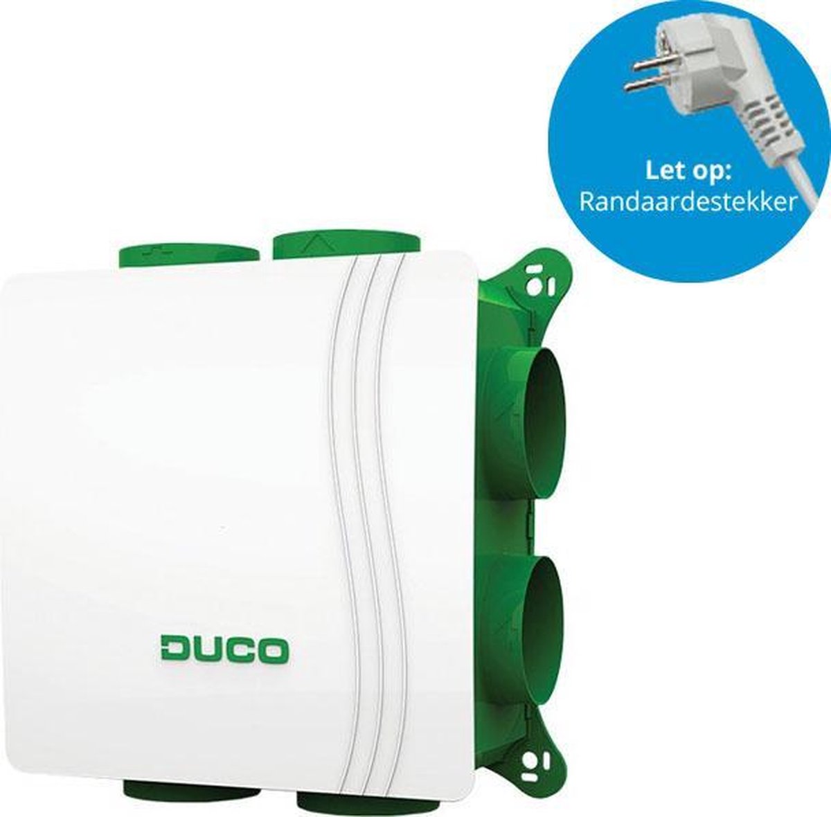 DucoBox Silent 400 m3/h (randaarde stekker) | bol.com