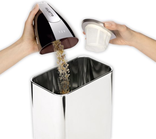 Rowenta Extenso Dry AC476901 aspirateur de table Noir, Marron, Argent Sans sac