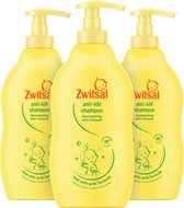 Zwitsal Anti-Klit Shampoo - 3 x 400 ml - Voordeelverpakking