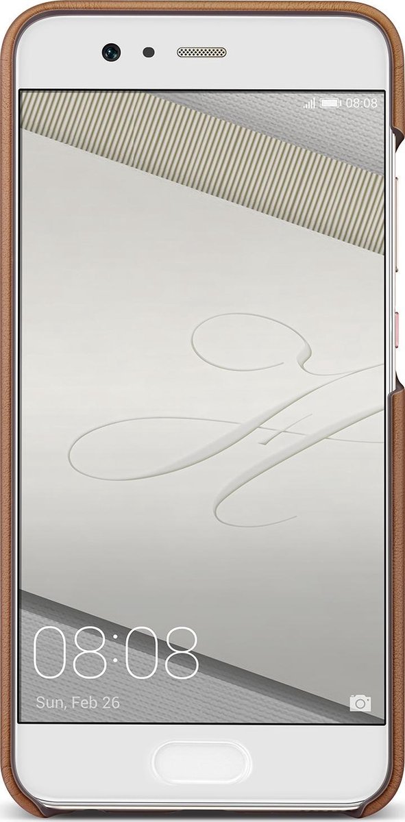 Huawei Leica lederen cover - bruin - voor Huawei P10