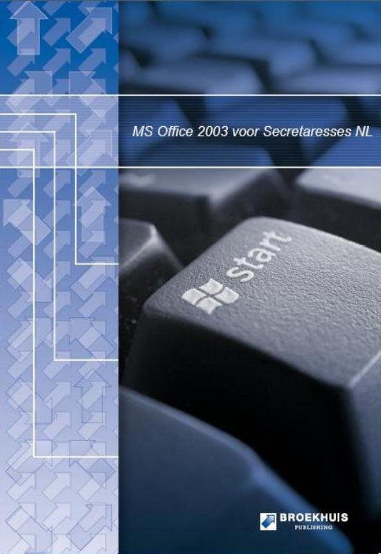 Cover van het boek 'MS Office 2003 voor Secretaresses NL' van P. van Arkel