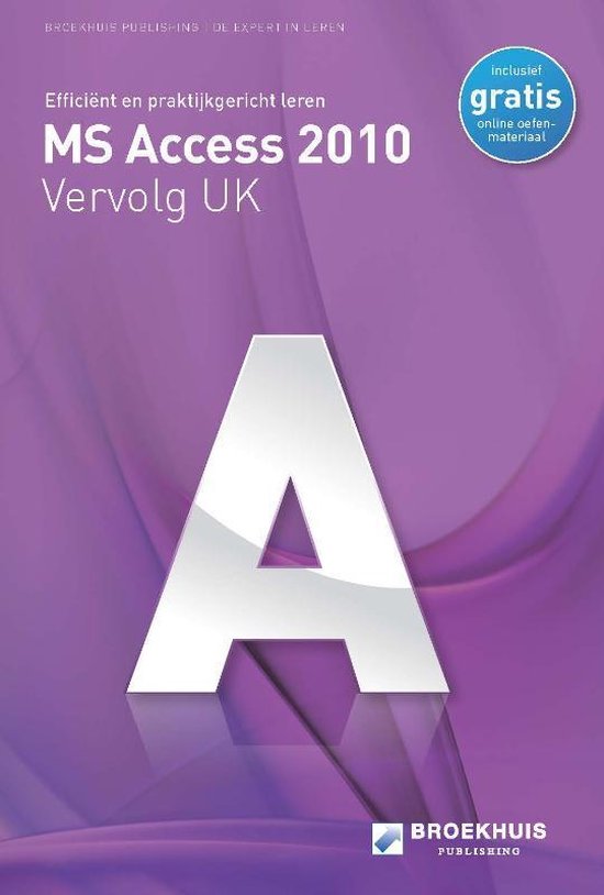 Cover van het boek 'Access 2010 Vervolg UK'