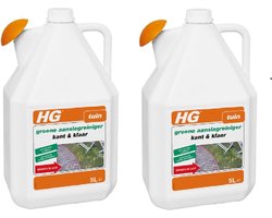 HG groene aanslag verwijderaar - aanslagreiniger - kant en klaar voor gebruik - 5 Liter - Met sproeikop - 2 stuks