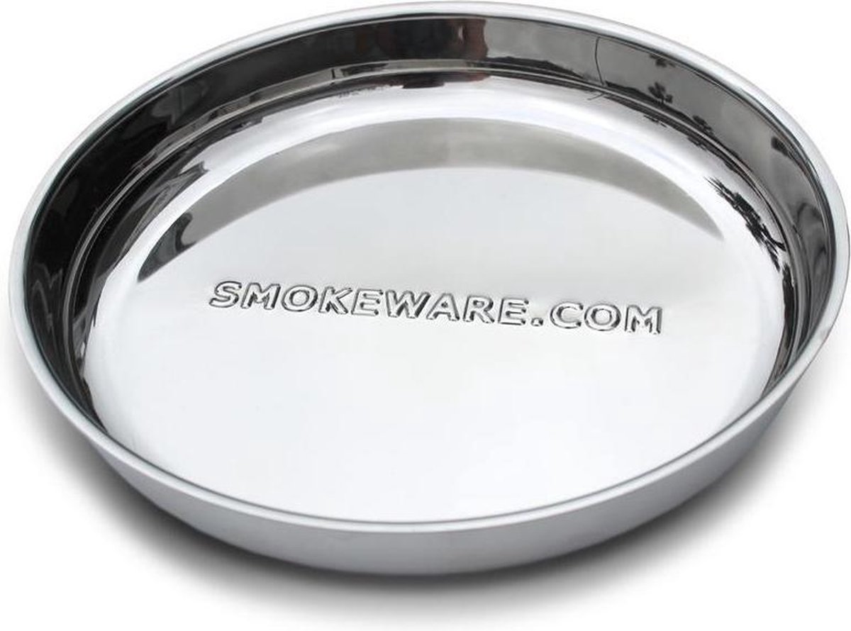 Smokeware Druippan RVS - Lekbak - Opvangbak- Ø 25 cm - Big Green Egg - Kamado Joe
