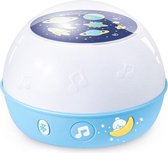 First Dreams Sterrenprojector met Bluetooth Muziekspeler - Baby Projector - Kinderlamp met Sterren Hemel Projectie - Sterrenhemel Plafond Projector Lamp voor Babykamer en Kinderkamer - Nachtl