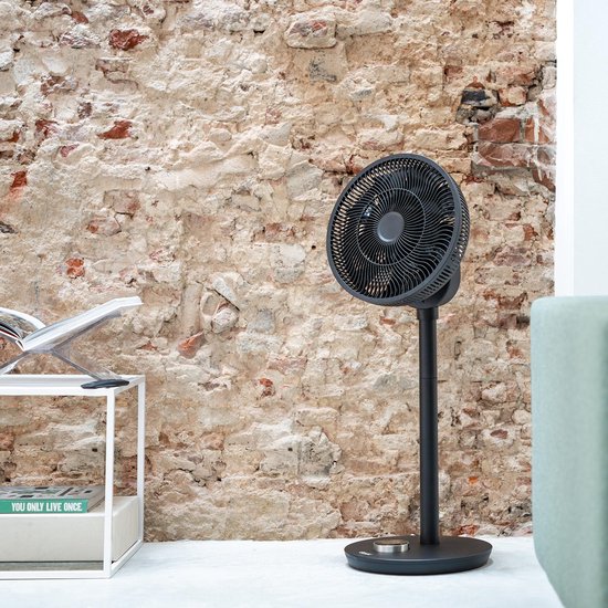 Whisper Flex Smart Ventilator Zwart - Fluisterstil - WiFi en App - 26 standen - Energiezuinig