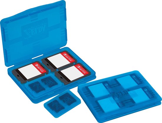 Game Traveler Nintendo Switch Case - Zelda - Blauw