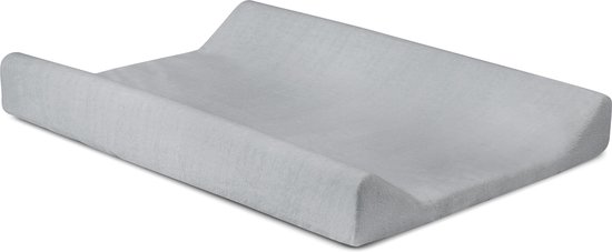 Waskussenhoes badstof 50x70cm soft grey