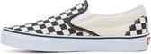 Vans Checkerboard Classic Slip-On Sneaker - Black / Off White - Maat 36