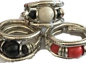 Petra's Sieradenwereld - Slangarmband set van 3 mix kleur (10)