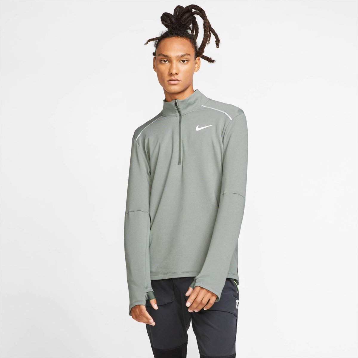 Nike M Nk Elmnt Top Hz 3.0 Heren Sportshirt - Juniper Fog/Htr/Jade  Horizon/(Reflective | bol.com