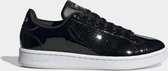 adidas Advantage Dames Sneakers - Core Black/Ftwr White/Matte Silver - Maat 36