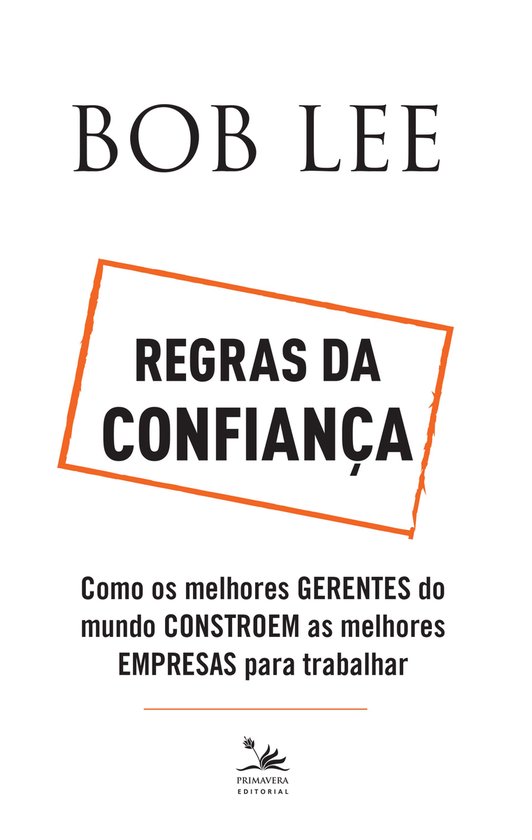Regras da confiança - cover
