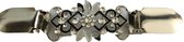 Petra's Sieradenwereld - Vestclip zilverkleurig met strass