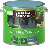 CetaBever Schuur & Tuinhuis Beits - Zijdeglans - Hemelsblauw - 2,5 liter