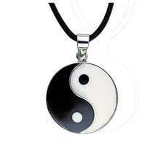 collier yin yang en argent, | bol.com