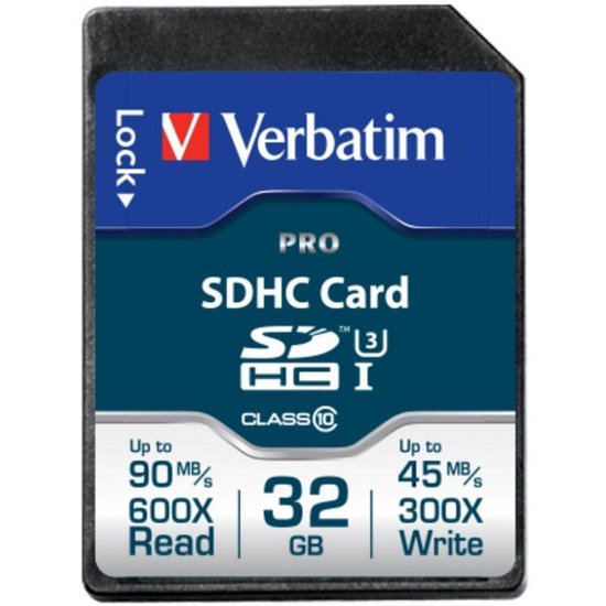 Verbatim SDHC UHS3 geheugenkaart / 32GB bol