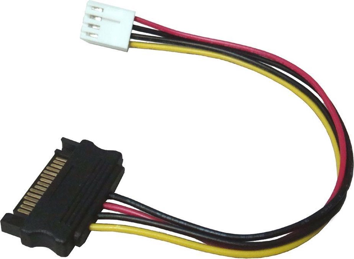 SATA (m) - Floppy (v) voedingskabel - 0,15 meter | bol.com