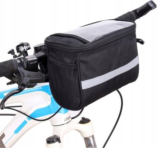Sacoche de guidon de vélo XL - Grand guidon de sac de vélo détachable avec  support... | bol.com