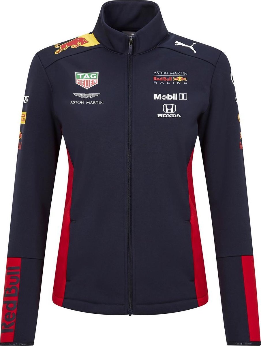 Red Bull Racing - Max Verstappen - Dames Softshell Jas - Maat XL | bol.com