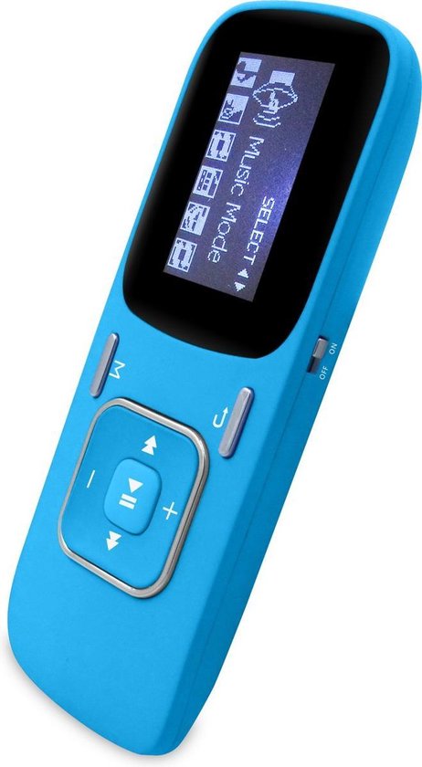 Difrnce MP3 Speler met Accu 8GB +- 2000 Songs +USB Stick Blauw | bol.com