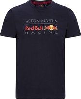 Red Bull Racing Large Logo Tee Heren - Maat S