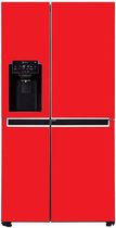 LG GSJ760RED Amerikaanse koelkast - Door-in-Door- ROOD