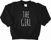 Sweater meisje-zwart-wit-the girl- Maat 86