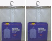 Kostuum Beschermer Linea - 2 Stuks - 61x127 cm - Transparant