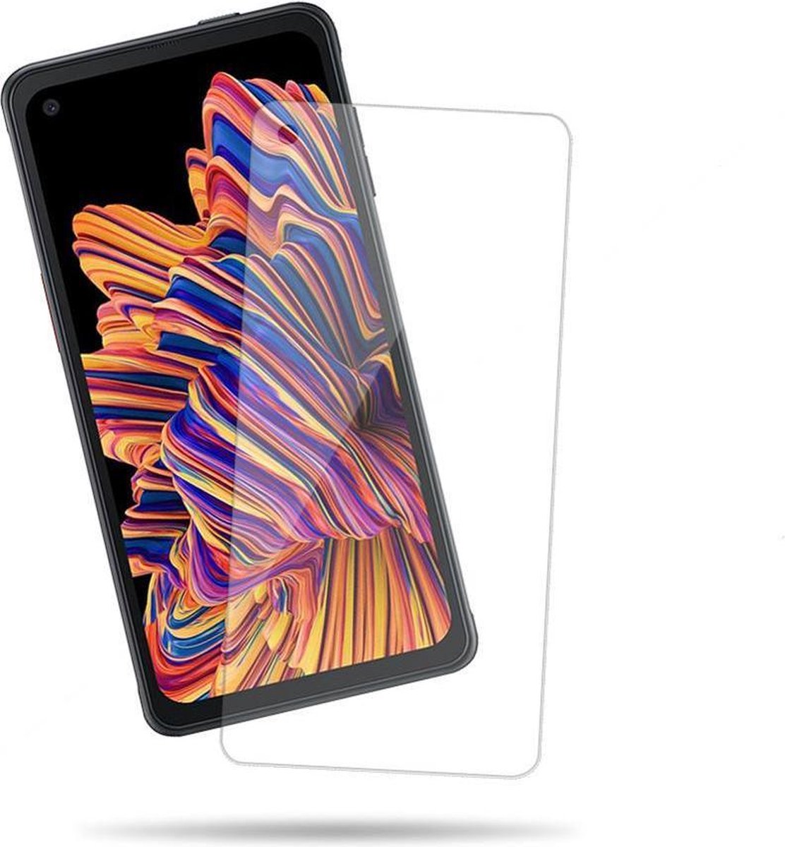 Geschikt voor Samsung Galaxy Xcover Pro Screenprotector - Tempered Glass / Glazen
