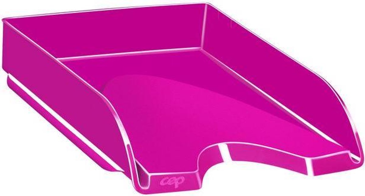 Cep Gloss 200+ G brievenbak. polystyreen. 348 x 257 x 66 mm. roze