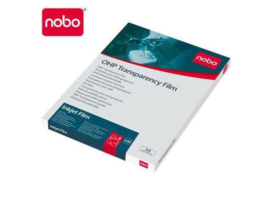 Nobo Overheadprojector transparanten voor inkjetprinters (50 st)