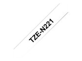 TZ-N221 - 9mm - black on white - not laminated
