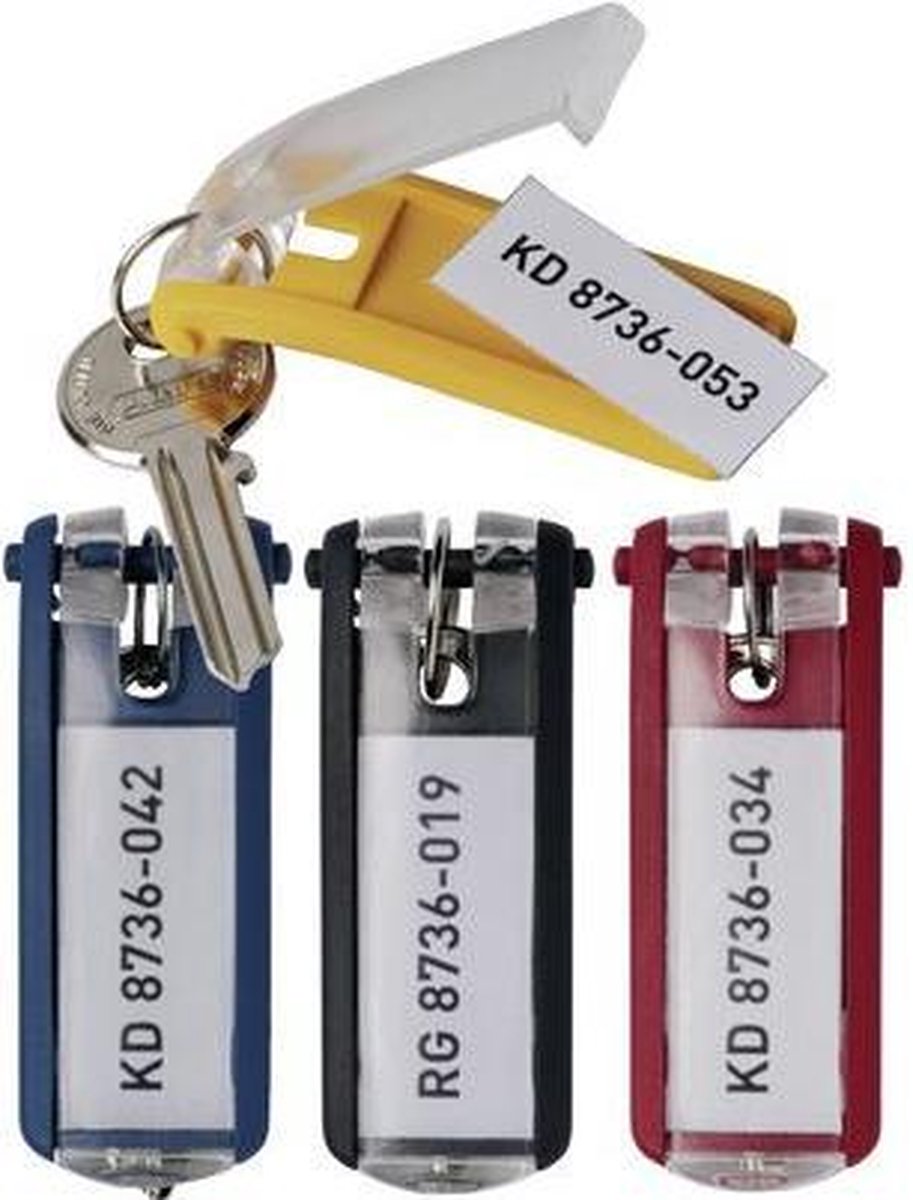 DURABLE Key Clips, kunststof, 70 x 30 x 10 mm, 6/VE
