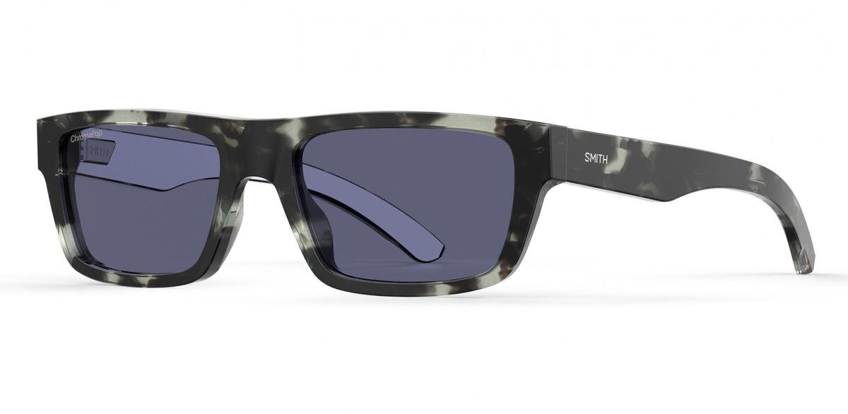 Smith Crossfade Zonnebril Unisex Gepolariseerd Matzwart/wit/grijs