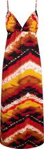 Chic by Lirette - Maxi jurk Kaxinawa - S - Lava Rood