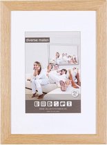 Vlakke Houten Wissellijst - Fotolijst - 29,7x42 cm - Ontspiegeld Kunstglas - Honing - 25 mm