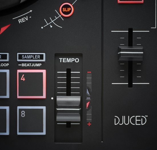 Hercules DJControl Inpulse 300 – DJ-controller met USB - 2 tracks met 16 pads en geluidskaart - inclusief software en tutorials - Hercules