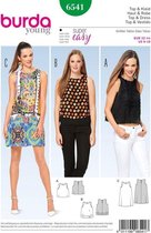 Burda Naaipatroon 6541 - Top in variaties en jurk