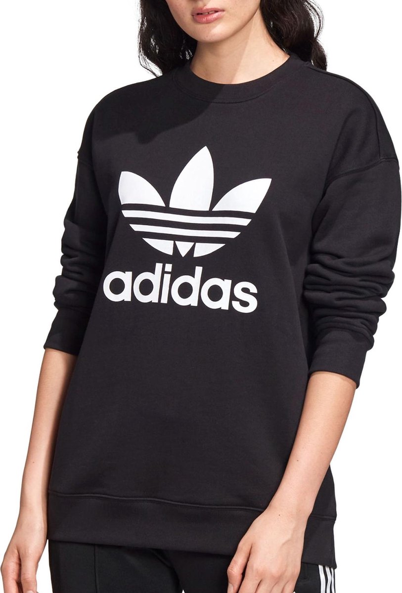 adidas Originals Trefoil Crew Dames Trui Maat S bol